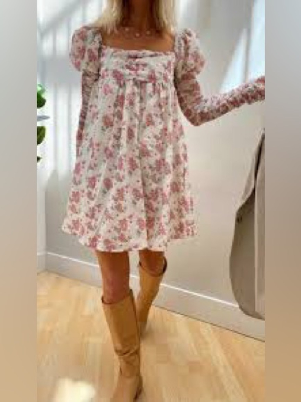 Romantic rose dress